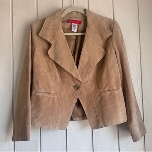 Vintage Anne Klein Tan Suede Jacket
